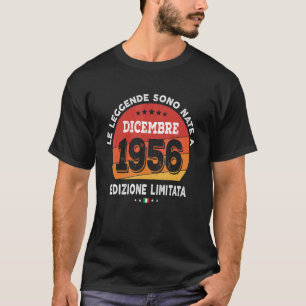 Legends Born In December 1956 66th Birthday 66 Yea T-Shirt