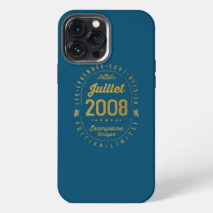Legends Born In July 2008 14th Birthday 14 Years iPhone 13 Pro Max Case