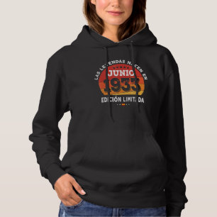 Legends Born In June 1933 89th Birthday 89 Years O Hoodie