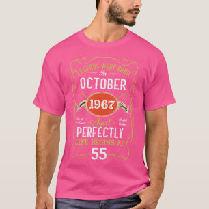Legends Born In October 1967 55th Birthday 55 Year T-Shirt
