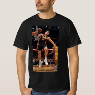 Legends Never Miss: Basketball Court Style T-shirt