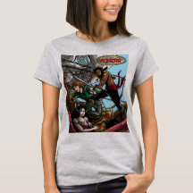 Legends of Aukera V2 comic design women's t-shirt
