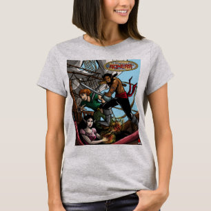 Legends of Aukera V2 comic design women's t-shirt