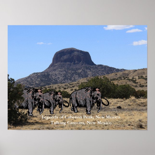 Legends of Cabezon Peak, New Mexico Poster (Front)