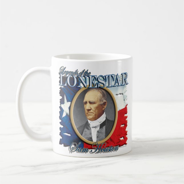 Legends of the Lonestar Sam Houston Mug (Left)