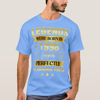 Legends Were Born In 1998 Birthday T-Shirt