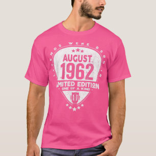 Legends Were Born In August 1962Guitar 2077 T-Shirt