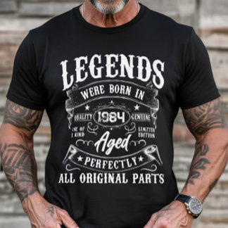 Legends Were Born In Custom Year Vintage Birthday  T-Shirt