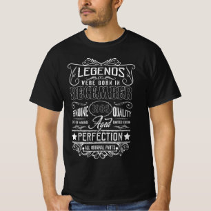 Legends Were Born In December 1986 All Original Pa T-Shirt
