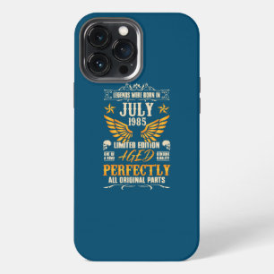 Legends Were Born in July 1985 Rocker Biker 37 iPhone 13 Pro Max Case