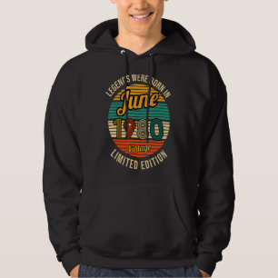 Legends Were Born In June 1980 42th Birthday Hoodie