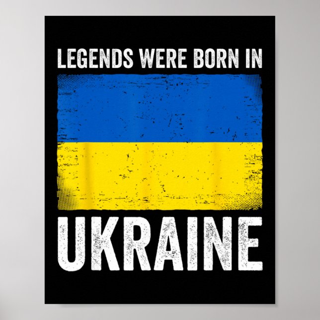 Legends Were Born In Ukraine  Poster (Front)