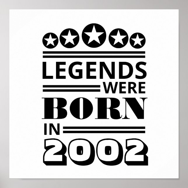 Legends Were Born Poster (Front)
