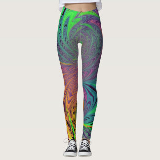 Legging Psicodélico - Diseño Vibrante y Creativo
