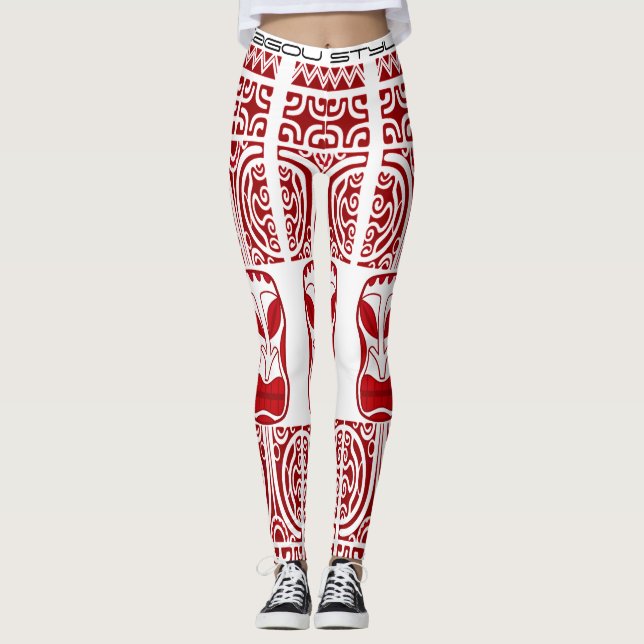 Legging Tribal Tatoo (Front)