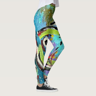 Leggings Abstract Art