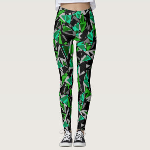 Leggings Abstract, Geometric, Triangles, Geometric