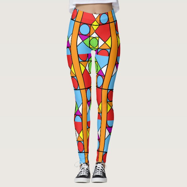 Leggings Abstraction #1 (Front)