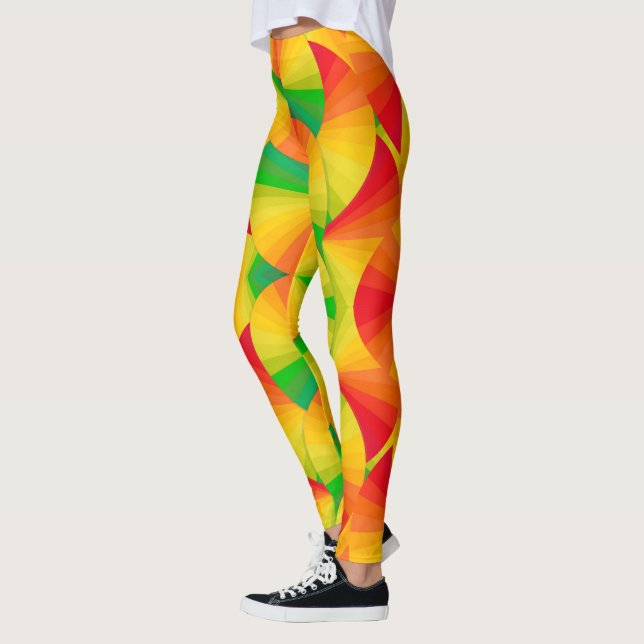 Leggings - All Over - Citrus Fans (Left)