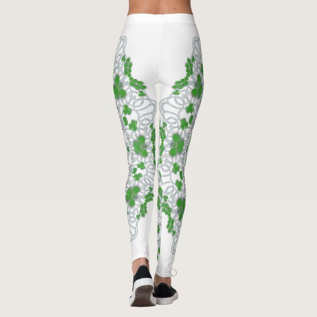 Leggings - All Over - Clover Kaleidoscopic 2 (Back)