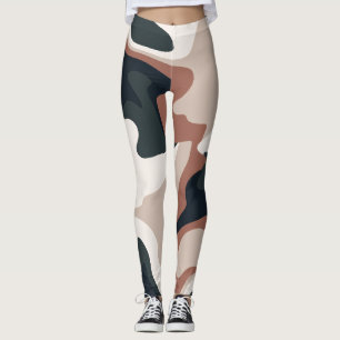 Leggings army camouflage pattern