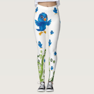 leggings birds