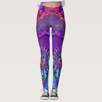 Leggings ~ blue purple pink ~ Original