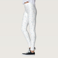 Leggings Blue Snips and Snails AllOver Pattern
