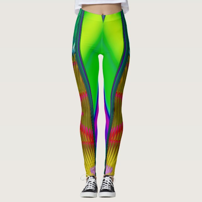 Leggings ~ bright multicolored ~ Original (Front)