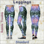LEGGINGS - Bubble Trouble - Abstract Design<br><div class="desc">An abstract art image entitled ""Bubble Trouble" is featured on these colourful Leggings. Available in five women's sizes (XS, S, M, L, XL). See "About This Product" description below for general sizing and product info, The abstract image Has been reduced in size and is tiled to cover the entire pair...</div>