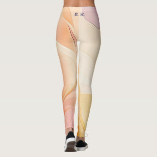 Leggings Chic Floral Watercolor