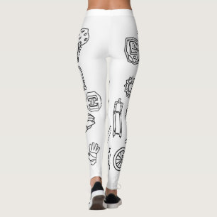 Leggings composants vélo
