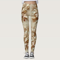 Leggings ~ FALL Brown Beige ~