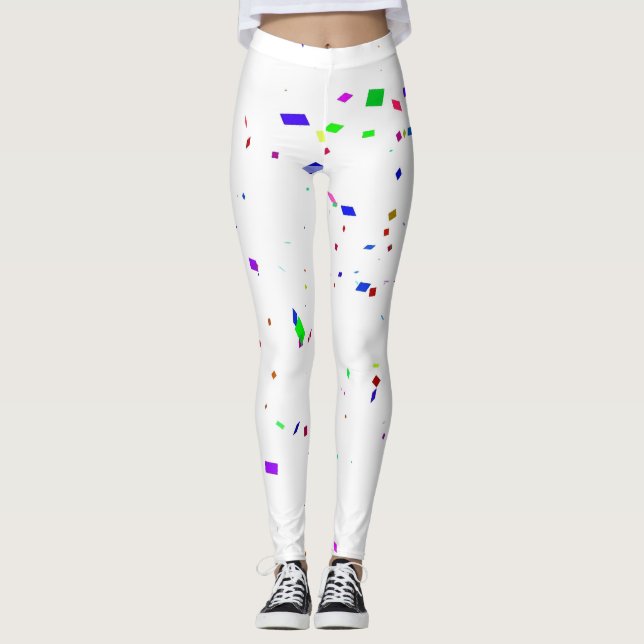 Leggings - Falling Confetti (Front)