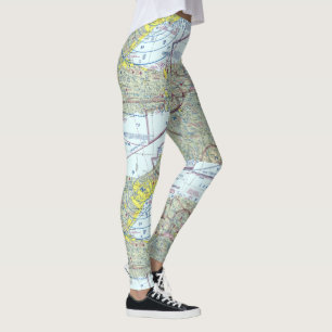Leggings, featuring sectional chart leggings