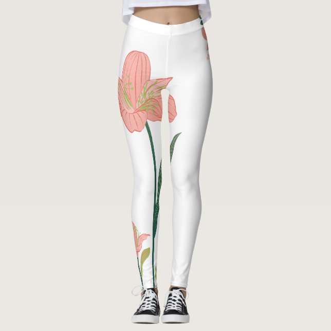 Leggings flawrs woman athlètes  (Front)