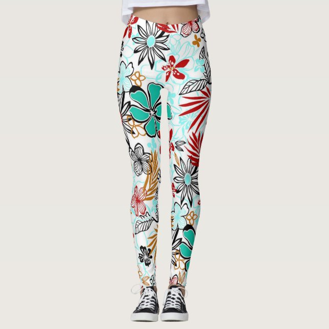 Leggings/Floral Leggings (Front)