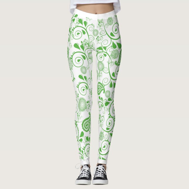 Leggings Green Design (Front)
