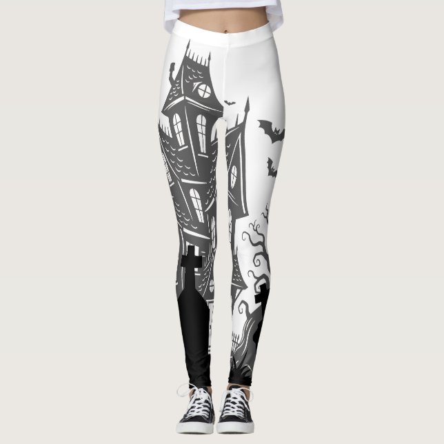 Leggings : HALLOWEEN House #1 (Front)