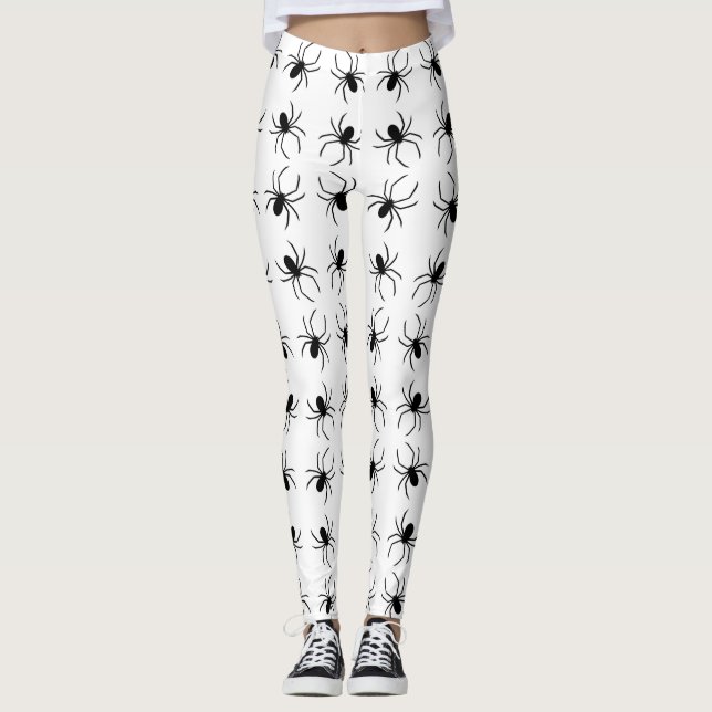 Leggings - Halloween Spiders (Front)