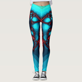 Leggings in fire chains style