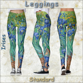LEGGINGS - "Irises" -Vincent van Gogh