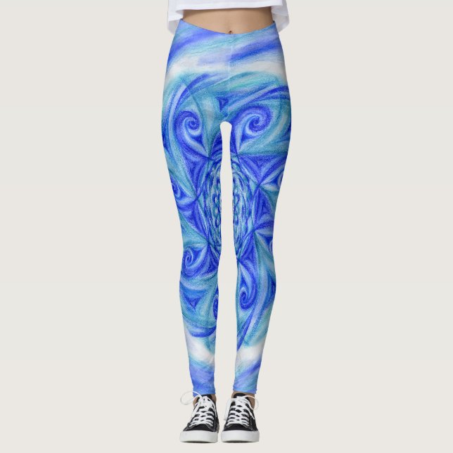 Leggings Mandala Neptun (Front)