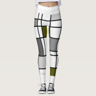 Leggings Mondrian Inspired 3