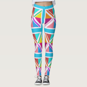 Leggings - Multi Coloured Union Jack Flag