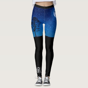 Leggings NIGHT SKY MOON