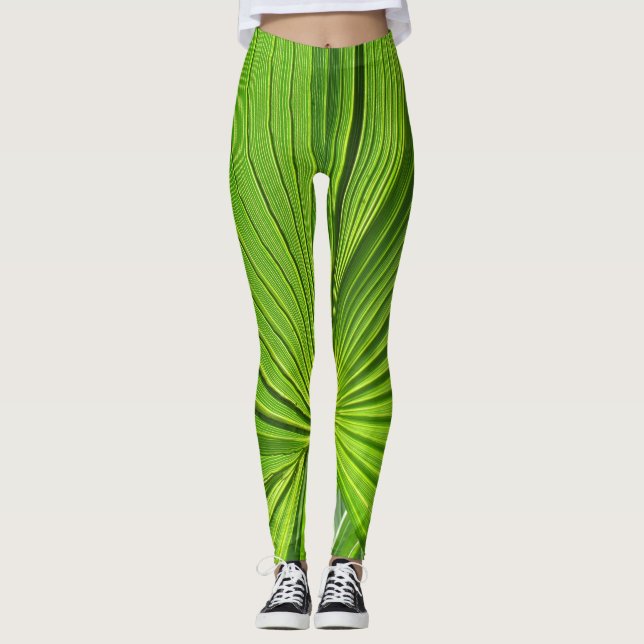 Leggings - Palm Frond (Front)