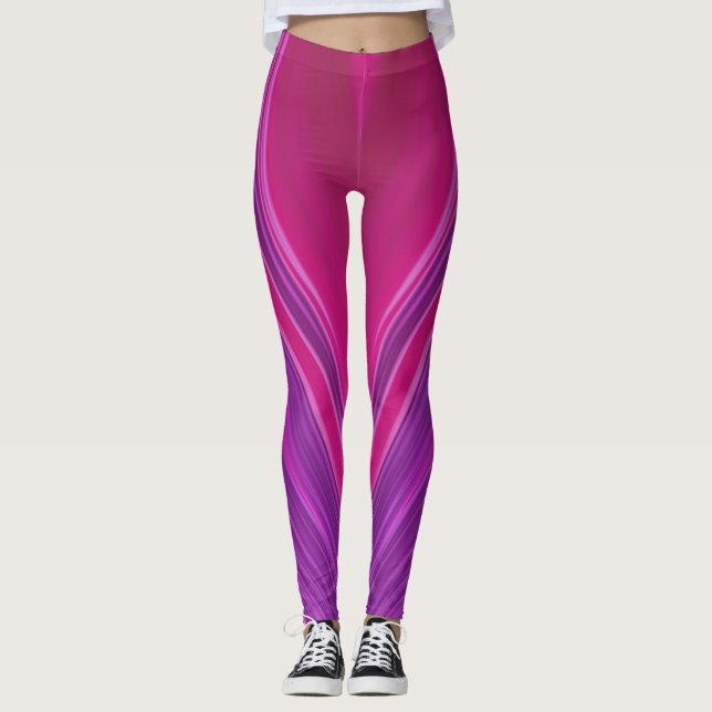 Leggings ~ pink purple ~ Original (Front)