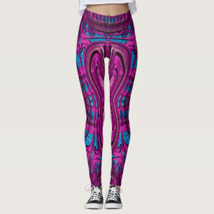 Leggings ~purple blue black ~ Original