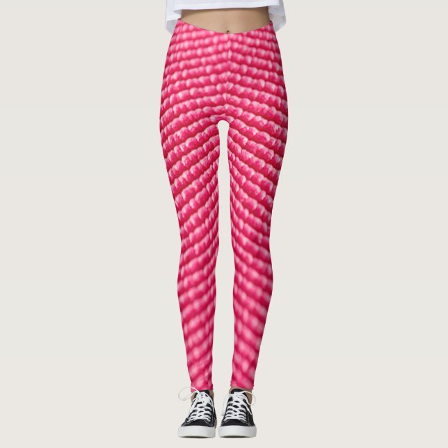 Leggings Red pattern (Front)